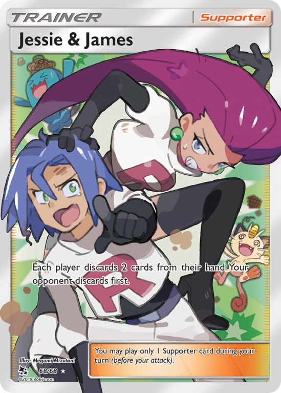 Jessie & James 68/68 Sun & Moon Hidden Fates