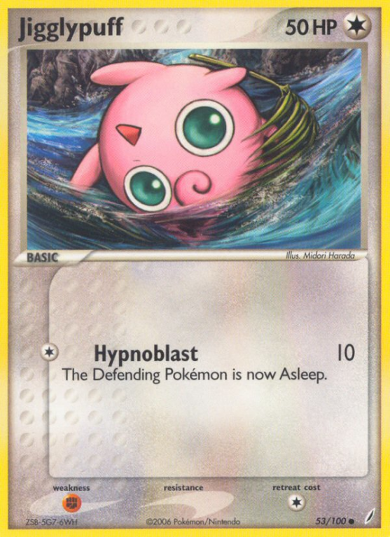 Jigglypuff 53/100 EX Crystal Guardians