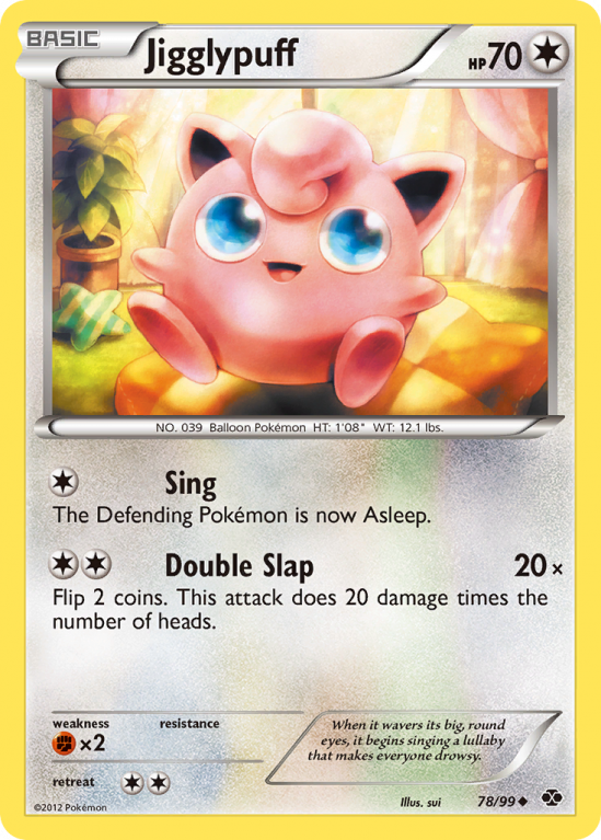 Jigglypuff 78/99 Black & White Next Destinies