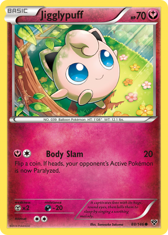 Jigglypuff 88/146 XY XY