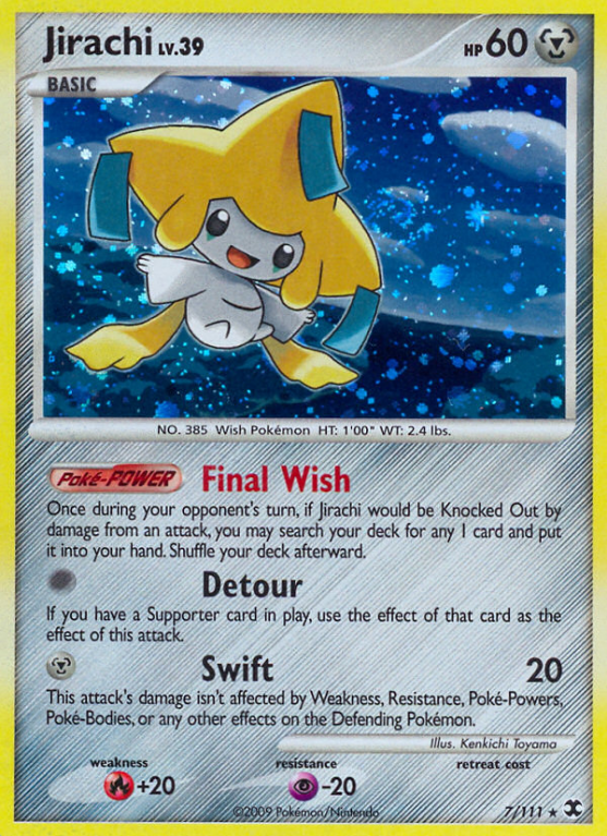 Jirachi 7/111 Platinum Rising Rivals