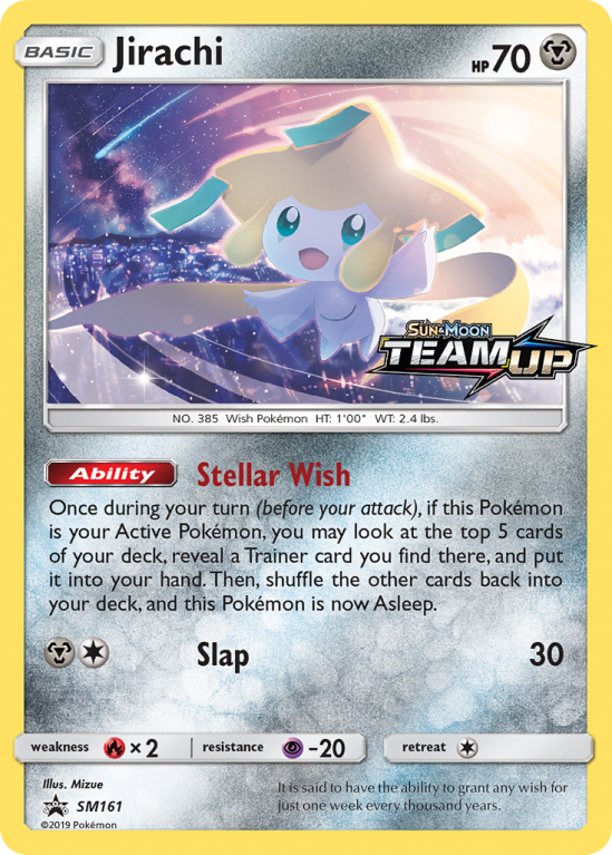 Jirachi SM161/156 Sun & Moon SM Black Star Promos