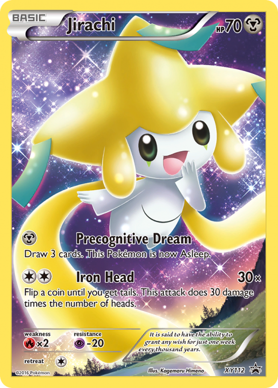Jirachi XY112/183 XY XY Black Star Promos