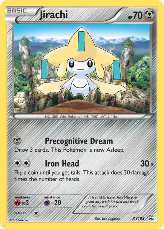 Jirachi XY195/183 XY XY Black Star Promos