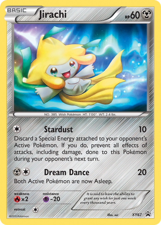 Jirachi XY67/183 XY XY Black Star Promos