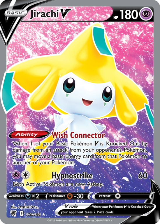 Jirachi V 170/189 Sword & Shield Astral Radiance