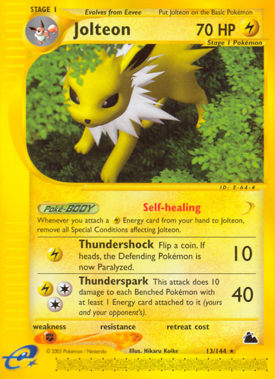 Jolteon 13/182 E-Card Skyridge