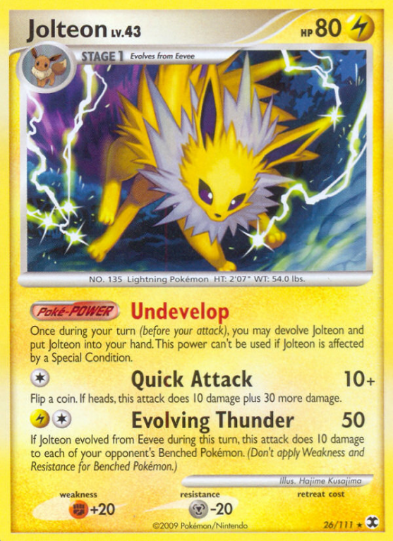 Jolteon 26/111 Platinum Rising Rivals