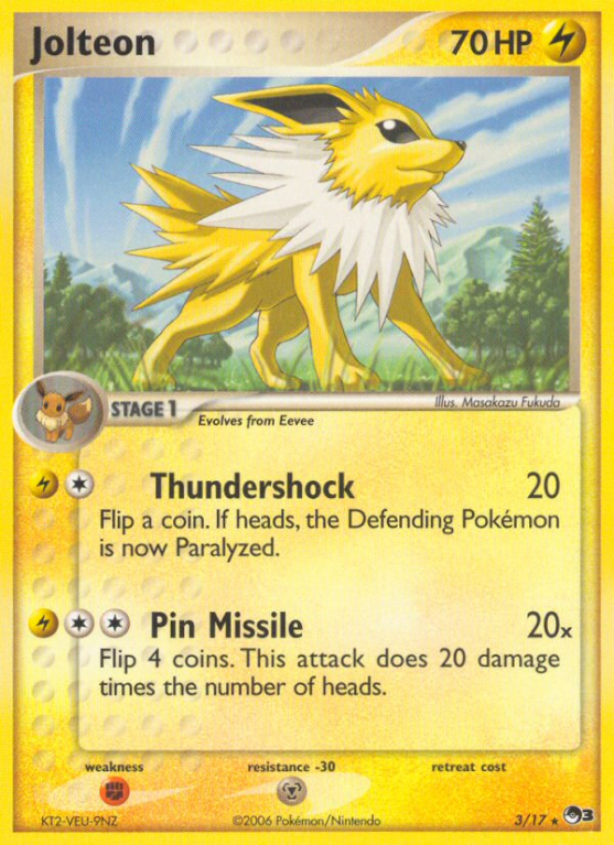 Jolteon 3/17 POP POP Series 3