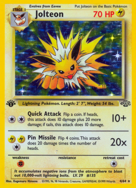 Jolteon 4/64 Base Jungle