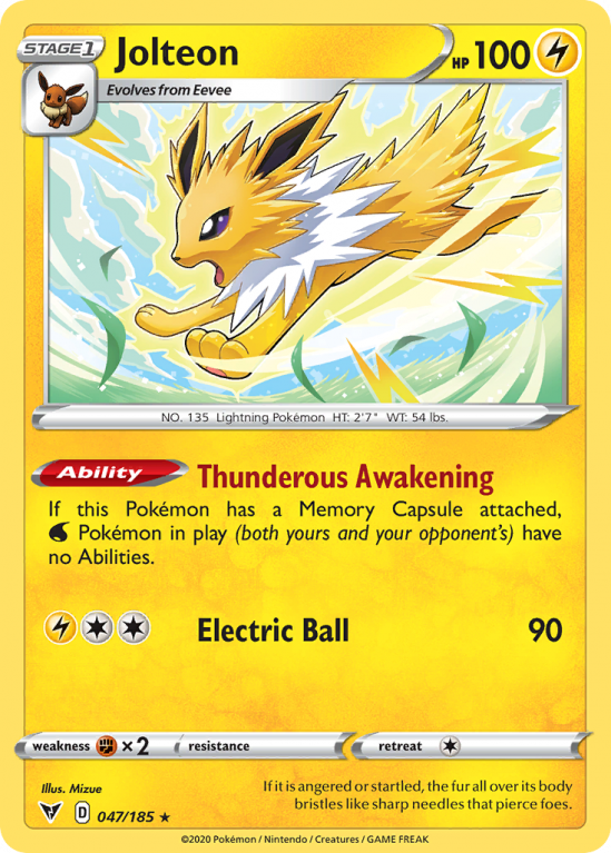 Jolteon 47/185 Sword & Shield Vivid Voltage