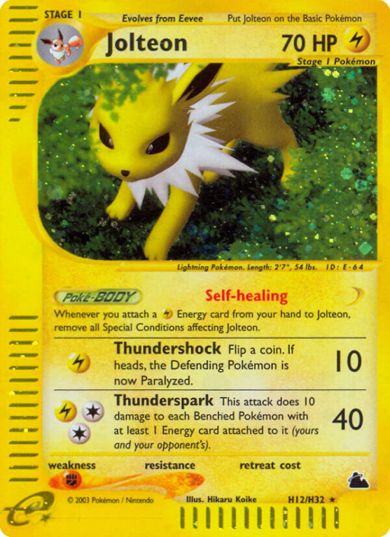 Jolteon H12/182 E-Card Skyridge