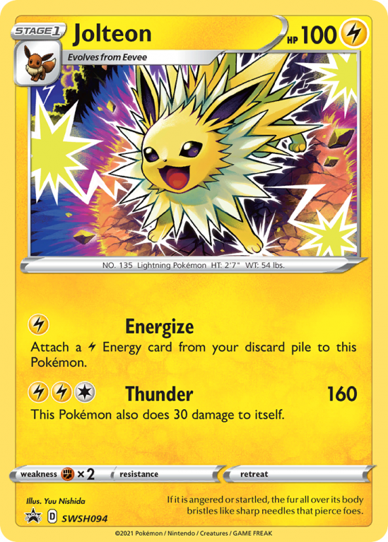 Jolteon SWSH094/103 Sword & Shield SWSH Black Star Promos
