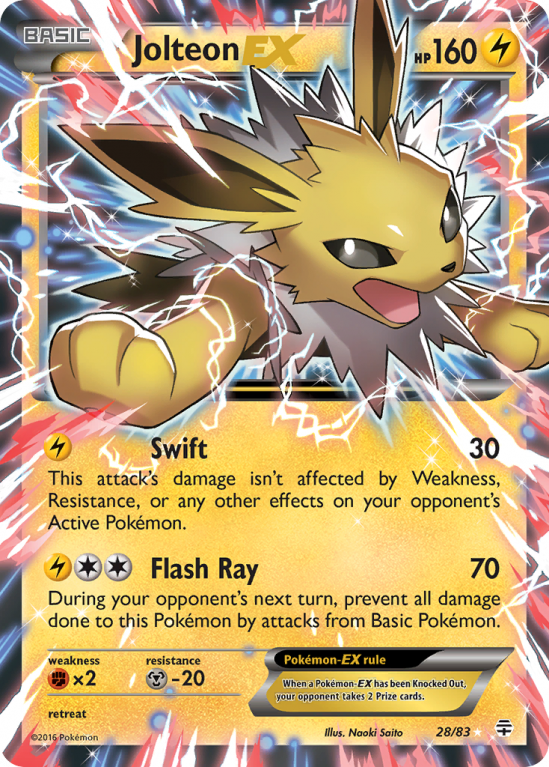 Jolteon-EX 28/115 XY Generations