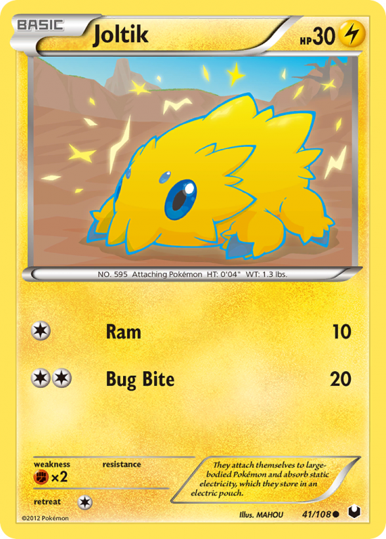 Joltik 41/108 Black & White Dark Explorers