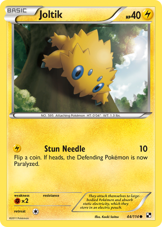 Joltik 44/114 Black & White Black & White