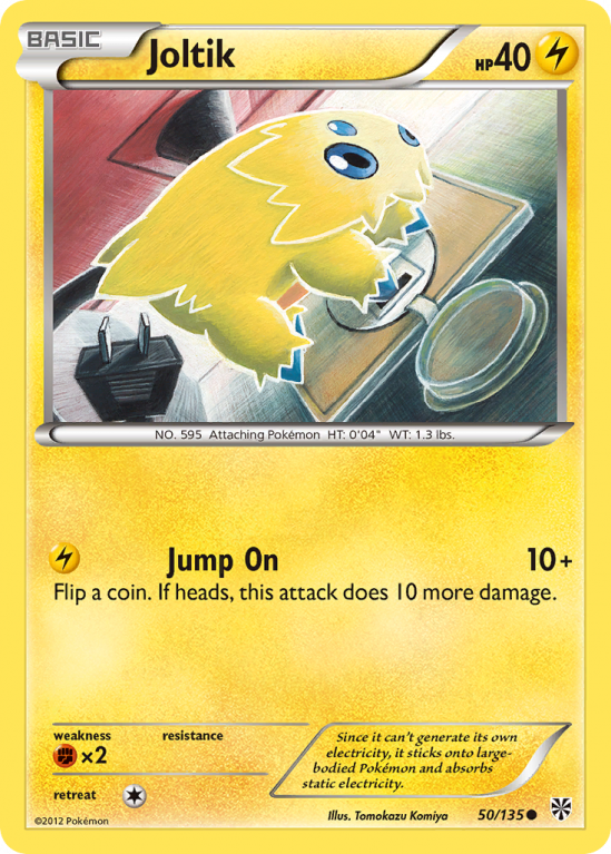 Joltik 50/135 Black & White Plasma Storm