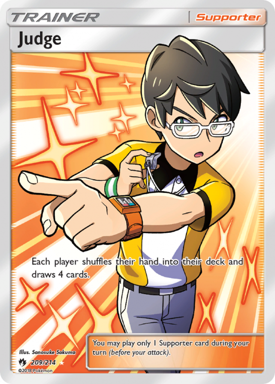 Judge 209/214 Sun & Moon Lost Thunder