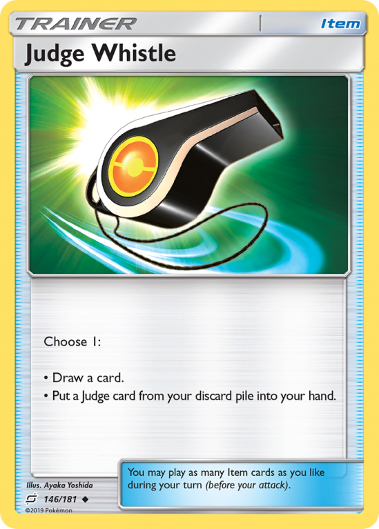 Judge Whistle 146/181 Sun & Moon Team Up