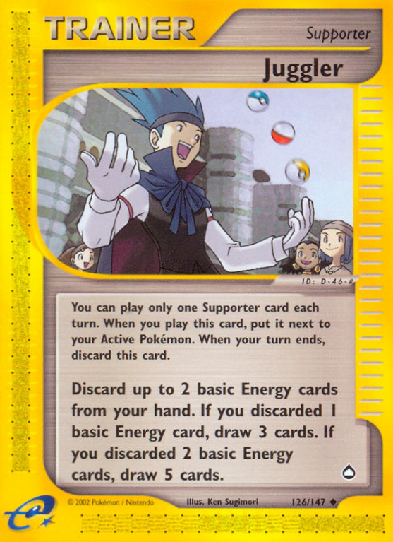 Juggler 126/186 E-Card Aquapolis