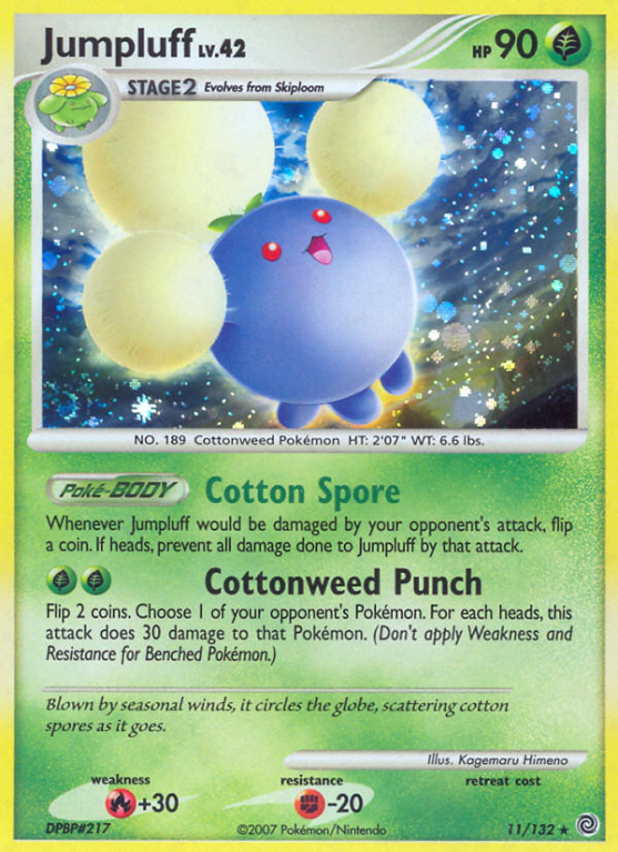Jumpluff 11/132 Diamond & Pearl Secret Wonders