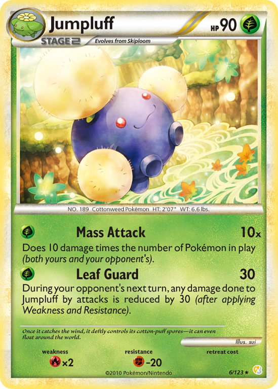 Jumpluff 6/123 HeartGold & SoulSilver HeartGold & SoulSilver
