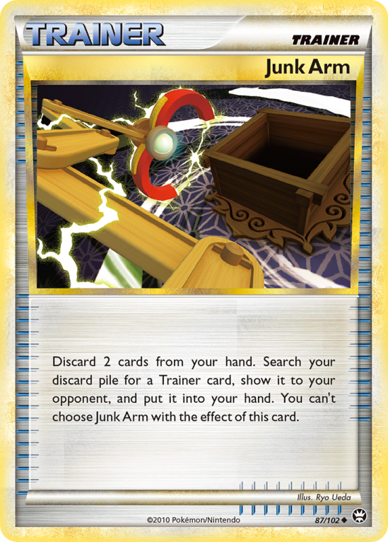 Junk Arm 87/102 HeartGold & SoulSilver HS—Triumphant