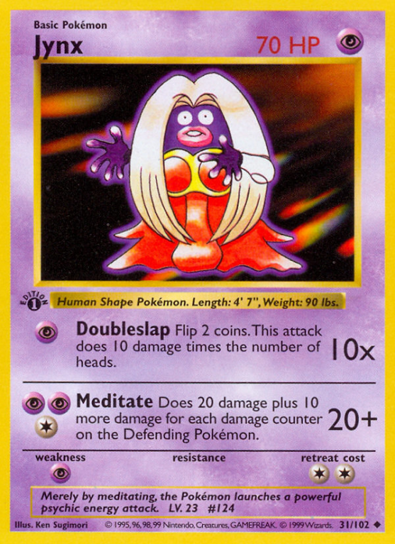 Jynx 31/102 Base Base Set
