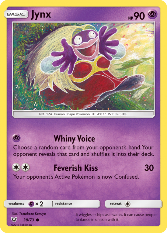 Jynx 38/73 Sun & Moon Shining Legends