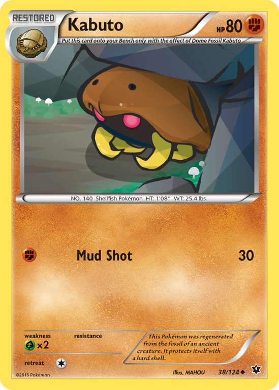 Kabuto 38/124 XY Fates Collide
