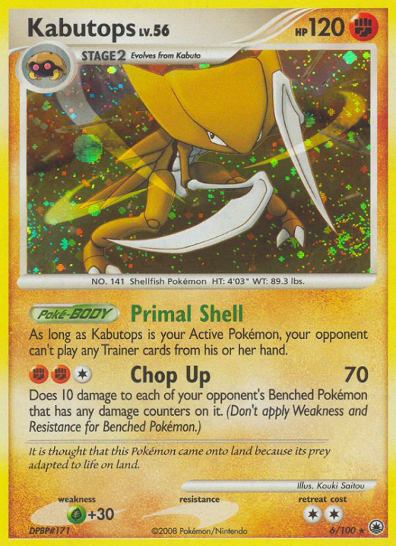 Kabutops 6/100 Diamond & Pearl Majestic Dawn