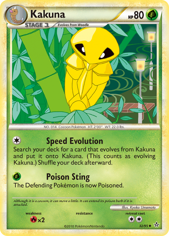Kakuna 32/95 HeartGold & SoulSilver HS—Unleashed