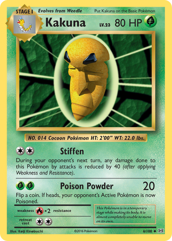 Kakuna 6/108 XY Evolutions
