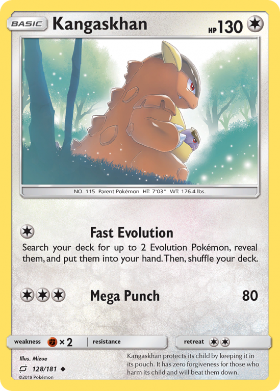 Kangaskhan 128/181 Sun & Moon Team Up
