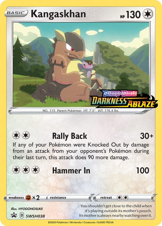 Kangaskhan SWSH038/103 Sword & Shield SWSH Black Star Promos