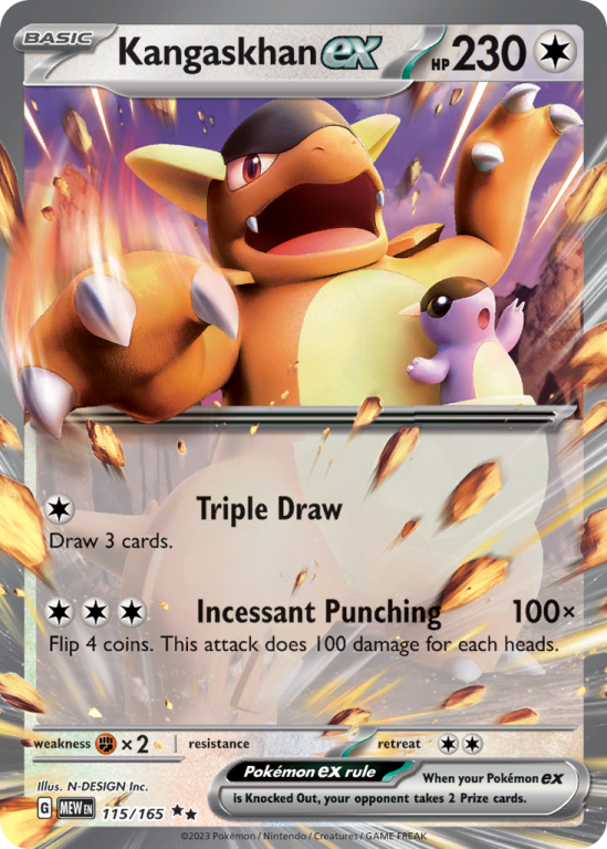 Kangaskhan ex 115/165 Scarlet & Violet 151