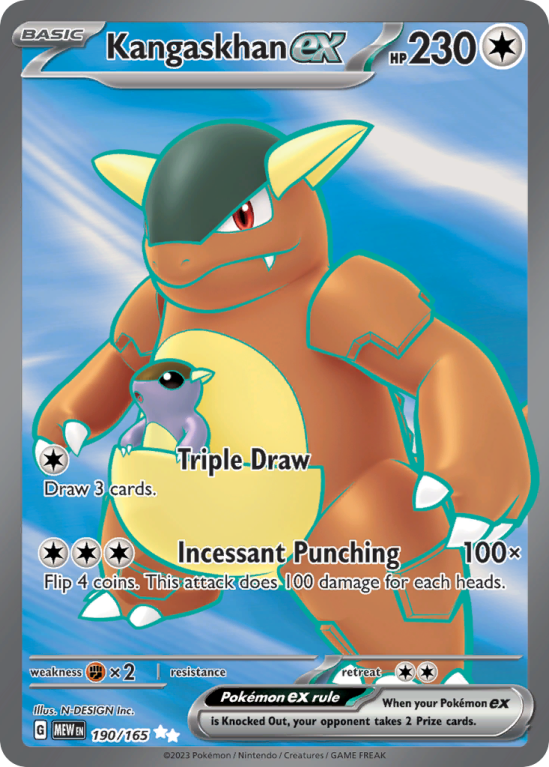 Kangaskhan ex 190/165 Scarlet & Violet 151