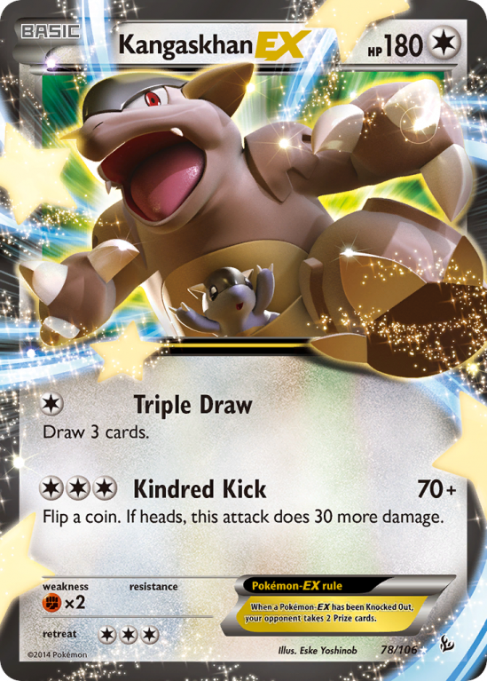 Kangaskhan-EX 78/106 XY Flashfire
