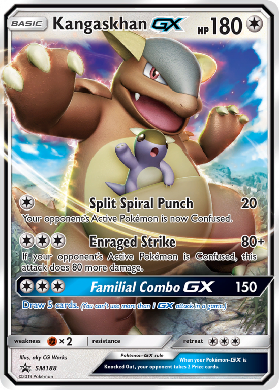 Kangaskhan-GX SM188/156 Sun & Moon SM Black Star Promos