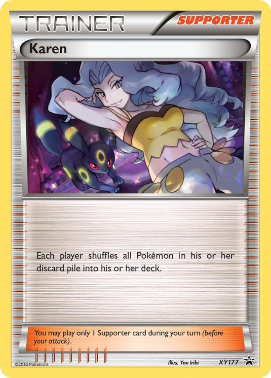 Karen XY177/183 XY XY Black Star Promos