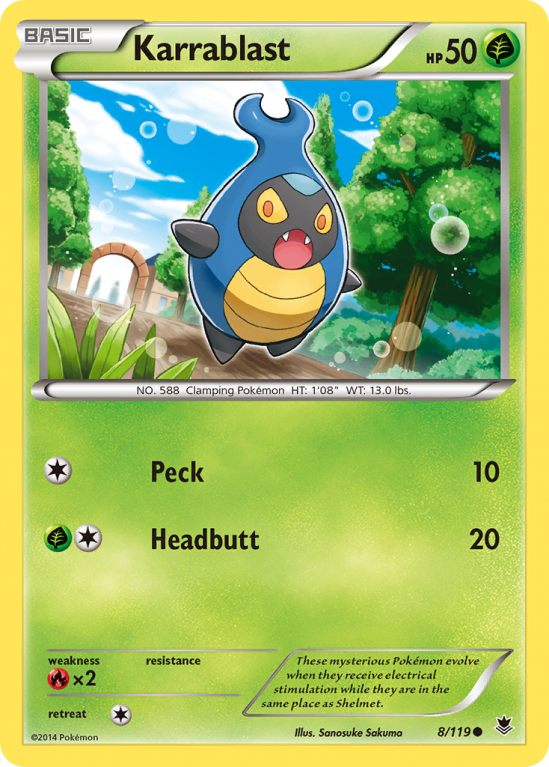 Karrablast 8/119 XY Phantom Forces