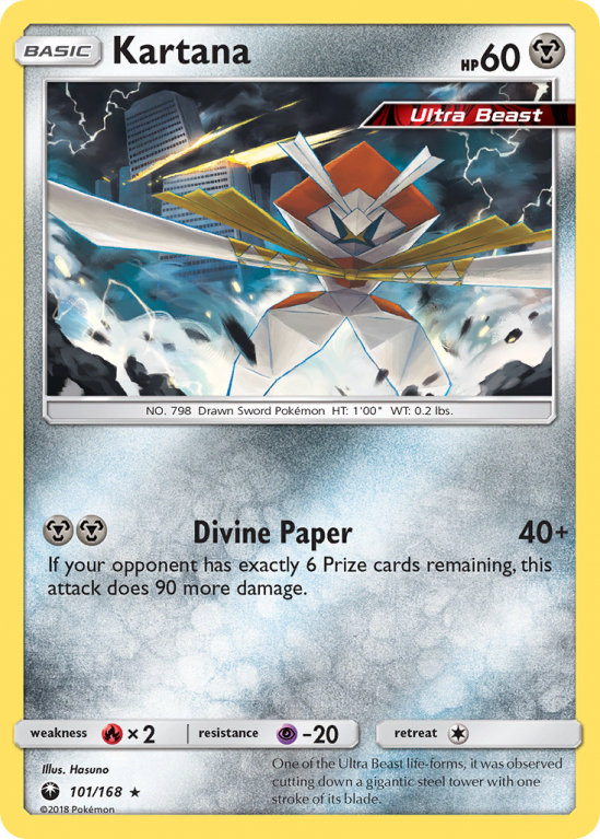 Kartana 101/168 Sun & Moon Celestial Storm