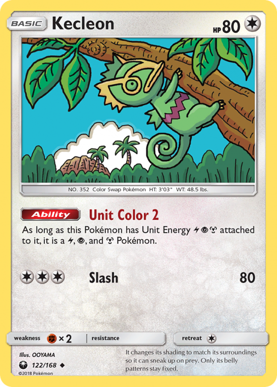 Kecleon 122/168 Sun & Moon Celestial Storm