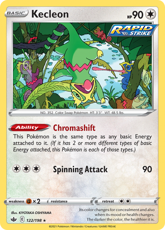 Kecleon 122/198 Sword & Shield Chilling Reign