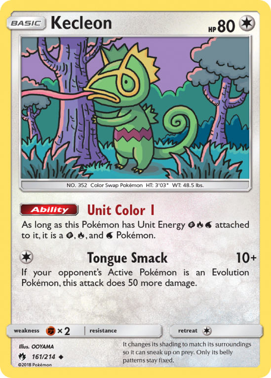Kecleon 161/214 Sun & Moon Lost Thunder