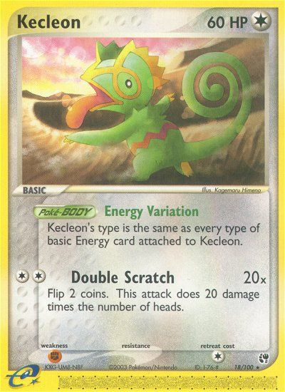 Kecleon 18/100 EX Sandstorm