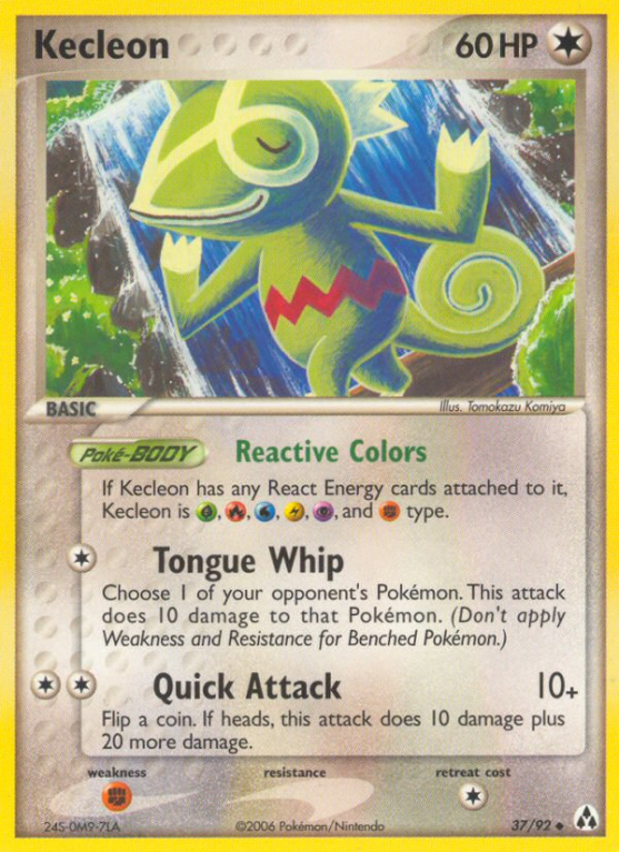 Kecleon 37/92 EX Legend Maker