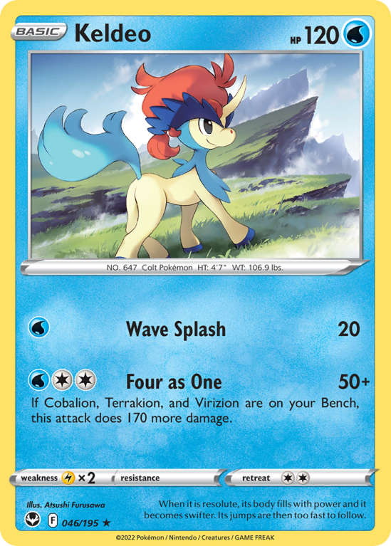 Keldeo 46/195 Sword & Shield Silver Tempest