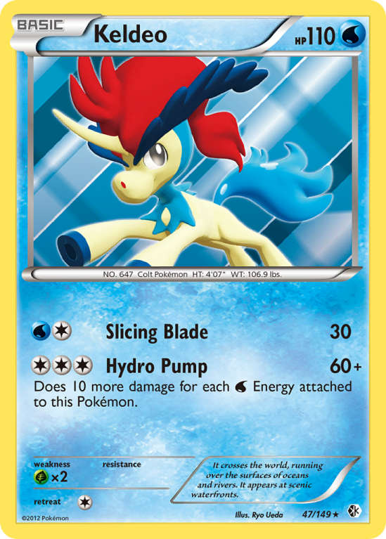 Keldeo 47/149 Black & White Boundaries Crossed