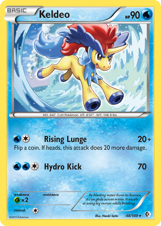 Keldeo 48/149 Black & White Boundaries Crossed